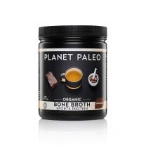 Best Before March 2024 - Organic bone Broth Sport Protein - Chocolate 480g (Planet Paleo)
