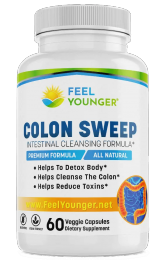 Feel Younger - Colon Sweep Intestinal Cleansing Formula 60caps