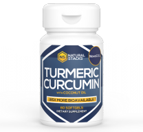 Curcumin with Organic Coconut Oil - 60 ct. (Natural Stacks)