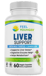 Feel Younger - Liver Support (Milk Thistle + Dandelion) 60caps