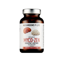 Organic Myco-Zen Mushroom 60 Caps 400mg (Mushrooms 4 Life)