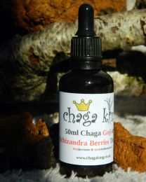 Wild Chaga King  - Double Extract Wild Chaga Goji & Schizandra Berry Tincture 50ml