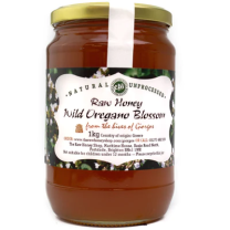 Asterios - Raw Greek Wild Oregano Blossom Honey - 1kg (Crystallised) 